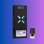 Forbidden Fruit High Purity THC Pod (H) featuring a sleek, transparent pod with a vibrant amber hue